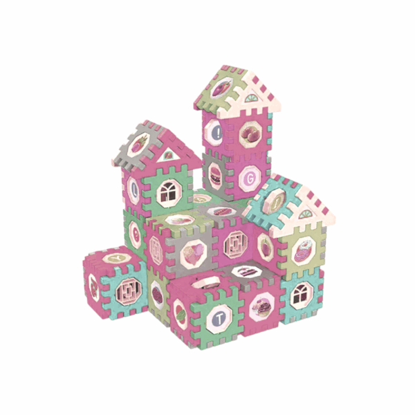 Σετ κατασκευών DIY με τουβλάκια - 2067 - 100pcs - 922217 - GoodFlix