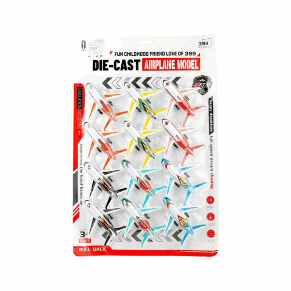 Σετ αεροπλανάκια - 123-9D6 - 12pcs - 922320 - GoodFlix