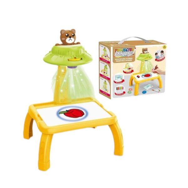 Προτζέκτορας ζωγραφικής - Αρκουδάκι - ZF-1004F/C - 922333 - Yellow - GoodFlix