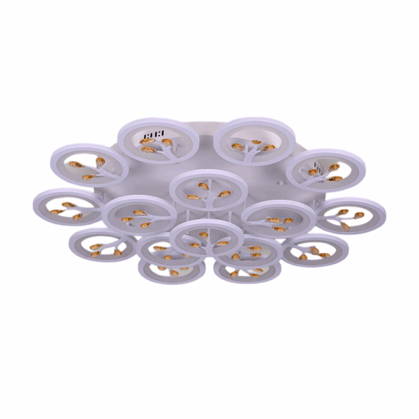 Φωτιστικό οροφής LED - Πλαφονιέρα με Dimmer - 5156-15WH - 943734 - GoodFlix