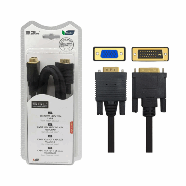 Καλώδιο VGA σε DVI - 1595-550 - 1.5m - 095028 - GoodFlix