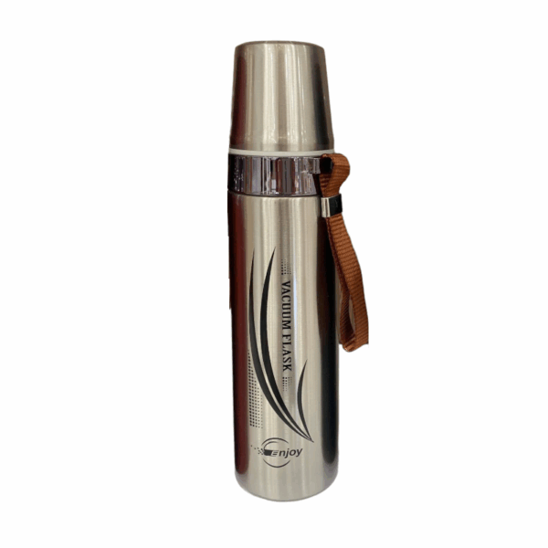 Φορητό παγούρι-θερμός με ποτήρι - 750ml - 954279 - Silver - GoodFlix