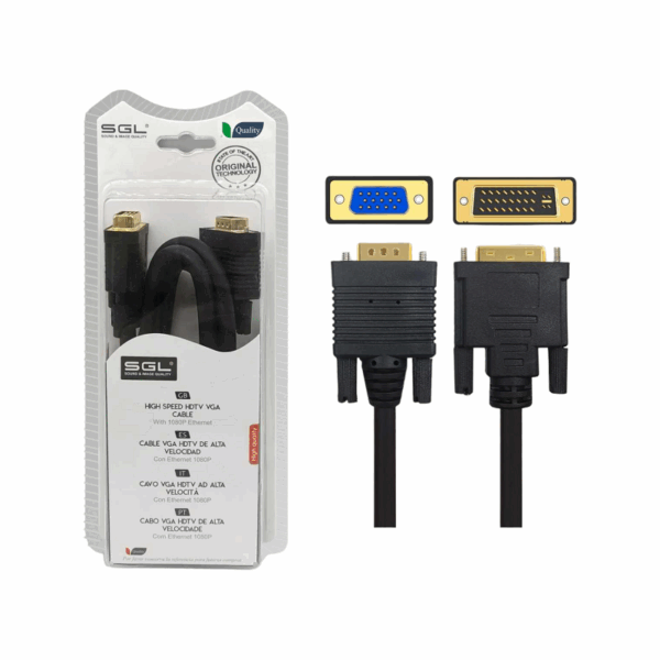 Καλώδιο VGA σε DVI - 1595-550 - 1.5m - 095509 - GoodFlix