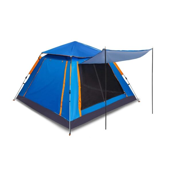 Σκηνή Camping 3 ατόμων με σκίαστρα - YB3021 - 2x2m - 960002 - Blue - GoodFlix