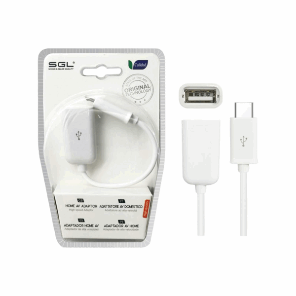 Αντάπτορας USB TypeC σε USB 2.0 female - T62 - 096025 - GoodFlix