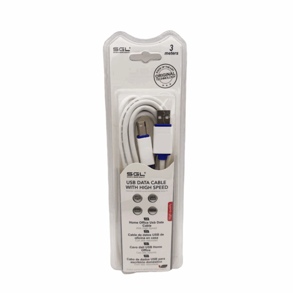 Καλώδιο εκτυπωτή - USB 2.0 - 5S01 - 3m - 097640 - GoodFlix