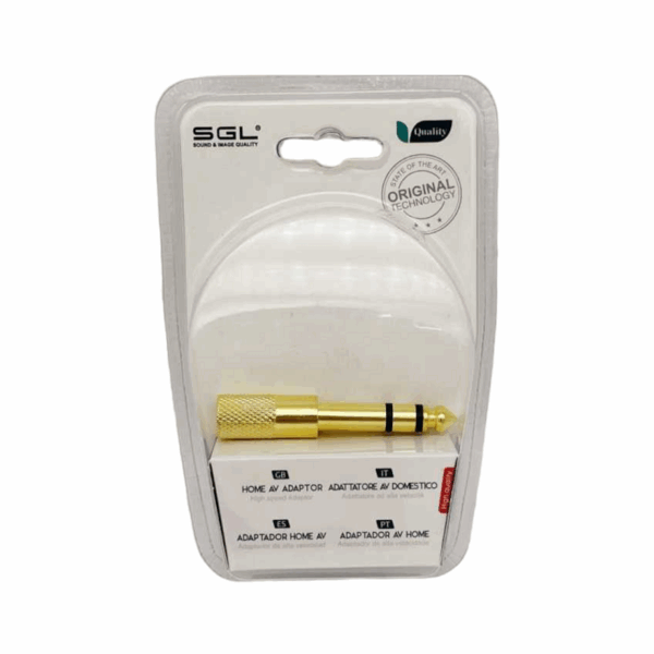 Αντάπτορας ήχου Jack 6.3mm σε 3.5mm - 1883-1 - 098289 - GoodFlix