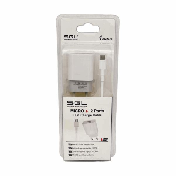 Αντάπτορας φόρτισης με καλώδιο - Micro USB - Quick Charge - D13-S2 - 1m - 099569 - GoodFlix