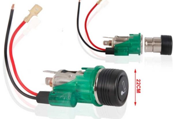 Αναπτήρας αυτοκινήτου με φωτισμό - HQ-6105 - 22mm - 12V - 964922 - GoodFlix