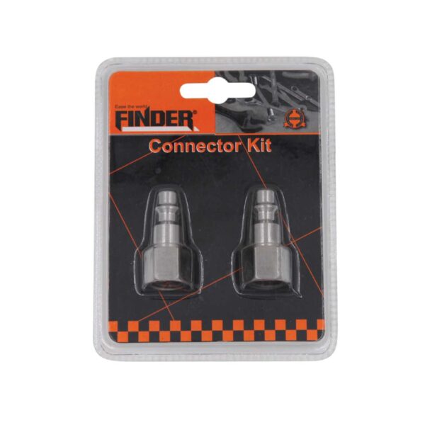Σετ ταχυσύνδεσμοι για αεροσυμπιεστή - FXZ-008 - 2pcs - 1/4 - Finder - 194114 - GoodFlix