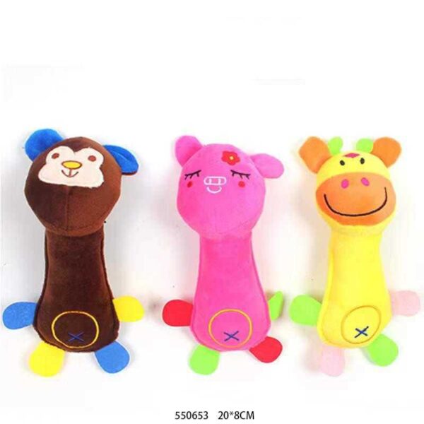 Λούτρινο ζωάκι βρεφικό - 20x8cm - 12pcs - 550653 - GoodFlix