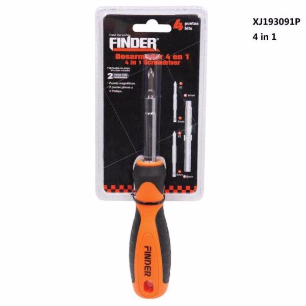 Κατσαβίδι - Finder - 193091  - 4 in 1 - GoodFlix