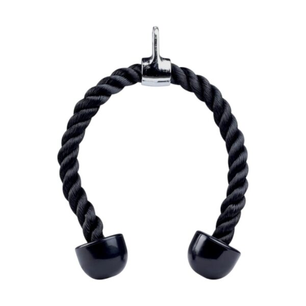 Σχοινί τροχαλίας διπλής λαβής για εκγύμναση τρικεφάλων - 70cm - 80234 - 150516 - GoodFlix