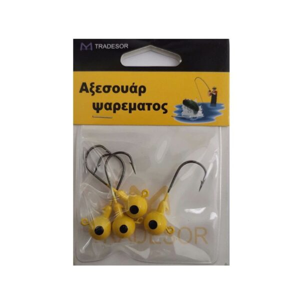 Μολυβοκεφαλές με αγκίστρι - 3.5gr - 5pcs - 830184 - GoodFlix