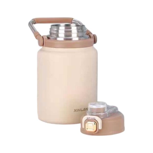 Φορητό παγούρι-θερμός - 1800ml - 312543 - Beige - GoodFlix