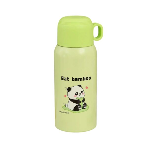 Παιδικό παγούρι-θερμός με κούπα - 500ml - 312567 - Green - GoodFlix