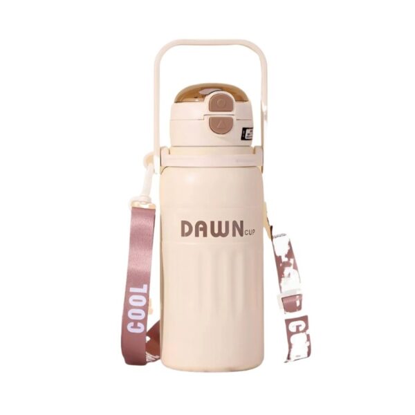 Φορητό παγούρι-θερμός - 600ml - 312574 - Beige - GoodFlix