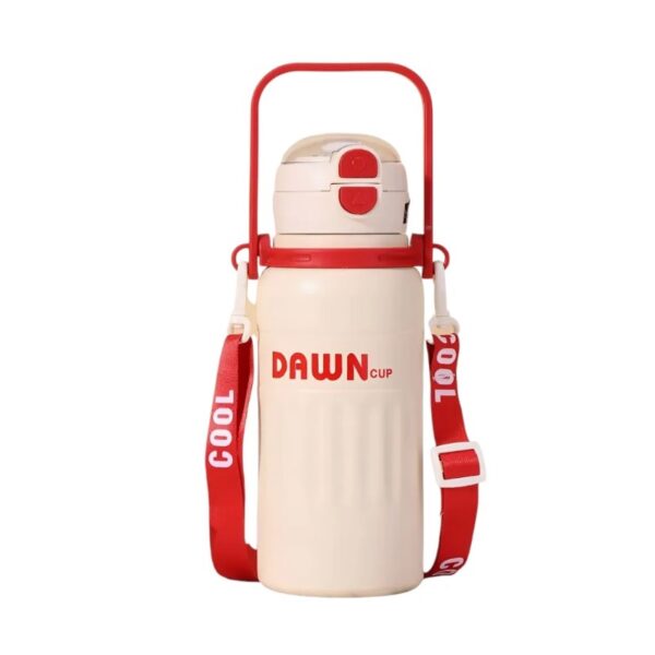 Φορητό παγούρι-θερμός - 800ml - 312581 - Red/Beige - GoodFlix