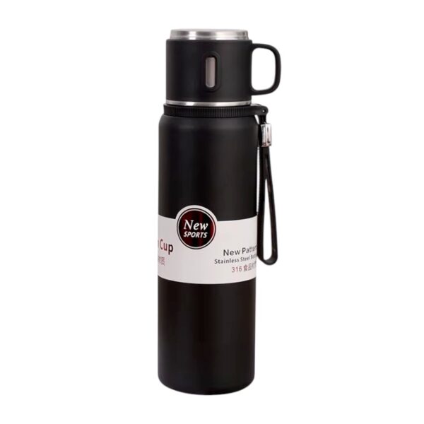 Φορητό παγούρι-θερμός - 800ml - 312604 - Black - GoodFlix
