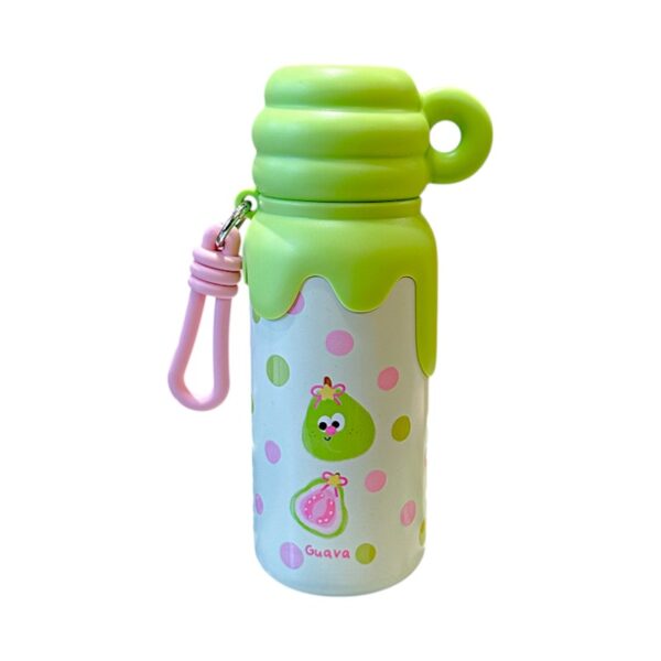 Παιδικό παγούρι-θερμός με κούπα - 420ml - 340908 - Green - GoodFlix