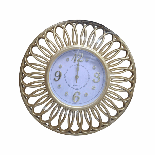 Ρολόι τοίχου - Vintage - CZK-869T - 368699 - Gold - GoodFlix