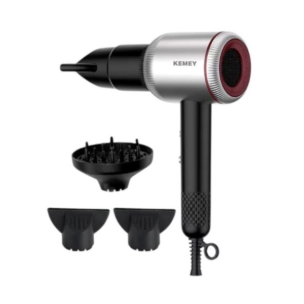 Πιστολάκι μαλλιών - KM-6898 - Kemei - Silver - GoodFlix