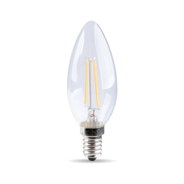Λάμπα LED Filament κερί - Ε14 - 2W - 431459 - GoodFlix