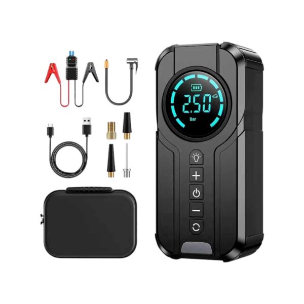 Εκκινητής μπαταρίας οχημάτων Jump Starter & αεροσυμπιεστής - JG819 - 567819 - GoodFlix