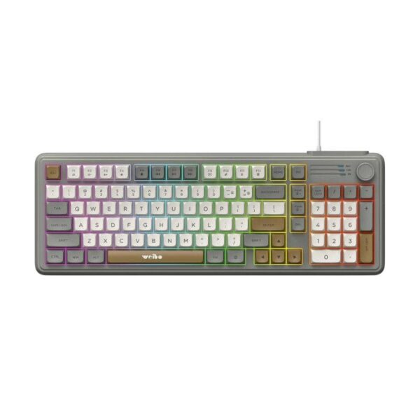 Ενσύρματο πληκτρολόγιο Η/Υ - LED RGB - WB-222 - Weibo - 658335 - GoodFlix