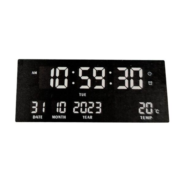 Ηλεκτρονικό ψηφιακό ρολόι LED - JH-3615 - 676173 - White - GoodFlix