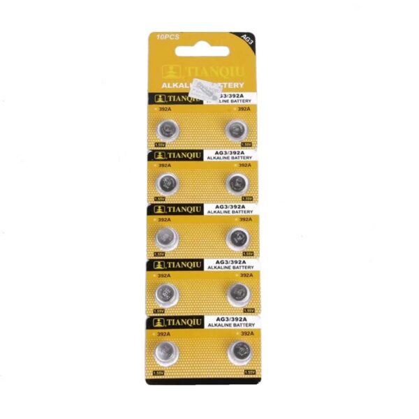 Αλκαλικές μπαταρίες - AG3 - LR41H/392A - 1.55V - 10pcs - 681033 - GoodFlix