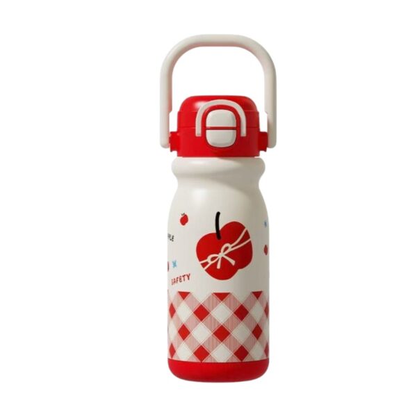 Παιδικό παγούρι-θερμός με καλαμάκι - 500ml - 696246 - Red - GoodFlix