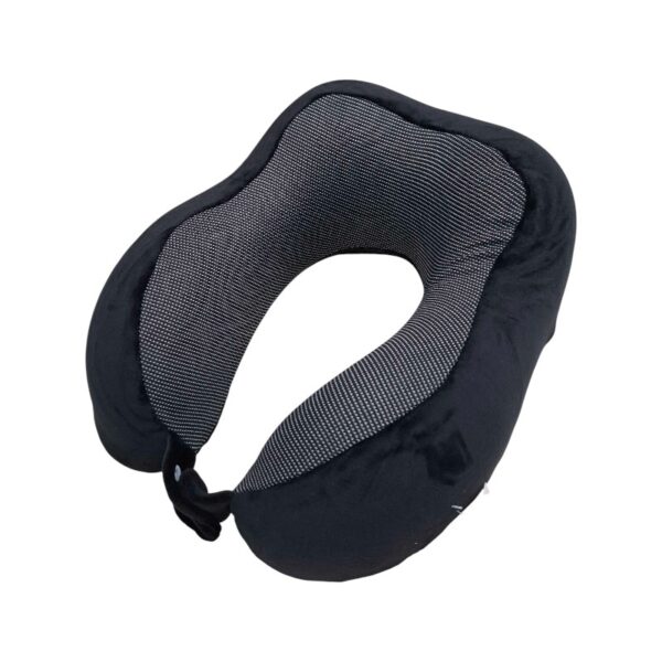 Μαξιλάρι αυχένα ταξιδίου - Memory Foam - 71889 - Black - GoodFlix