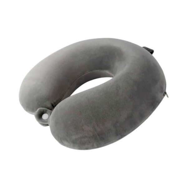 Μαξιλάρι αυχένα ταξιδίου - Memory Foam - 71890 - Grey - GoodFlix