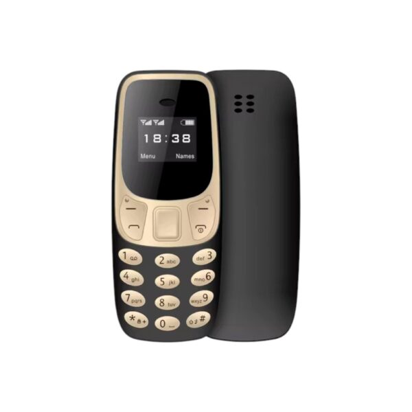Κινητό τηλέφωνο Mini - BM10 - 812242 - Black/Gold - GoodFlix