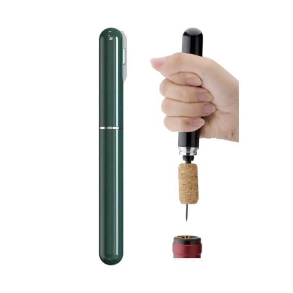 Ανοιχτήρι κρασιού με πίεση αέρος - Τιρμπουσόν - KH1-002101 - 812549 - Green - GoodFlix