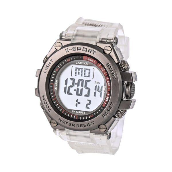 Ψηφιακό ρολόι χειρός - LS9053 - Lasika - 817346 - White/Grey - GoodFlix