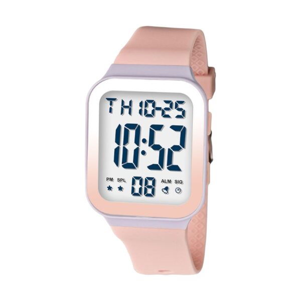 Ψηφιακό ρολόι χειρός - LS177 - Lasika - 817414 - Pink - GoodFlix