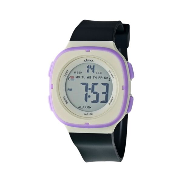 Ψηφιακό ρολόι χειρός - LS160 - Lasika - 817438 - Black/Purple - GoodFlix