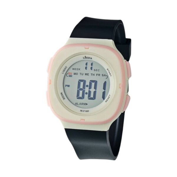 Ψηφιακό ρολόι χειρός - LS160 - Lasika - 817438 - Black/Pink - GoodFlix