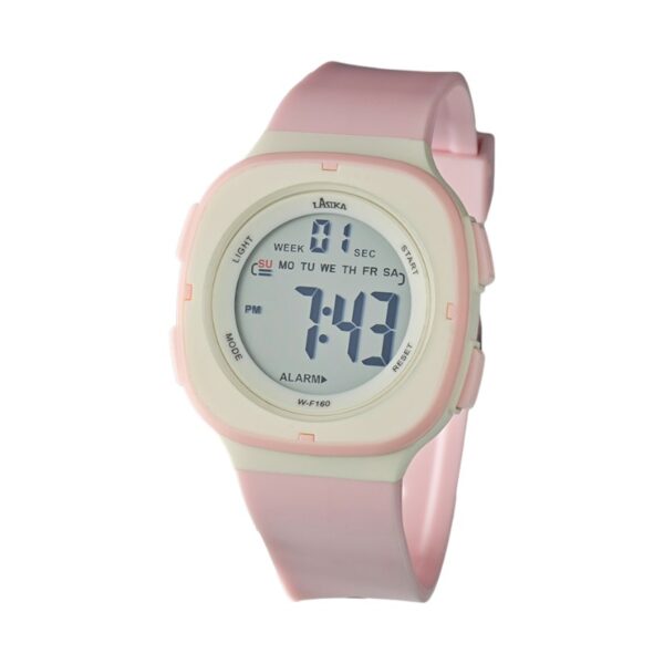 Ψηφιακό ρολόι χειρός - LS160 - Lasika - 817438 - Pink - GoodFlix