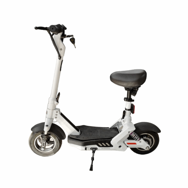Ηλεκτρικό Scooter με σέλα - 10" - C1 - 500W - 45km/h - 986025 - White - GoodFlix