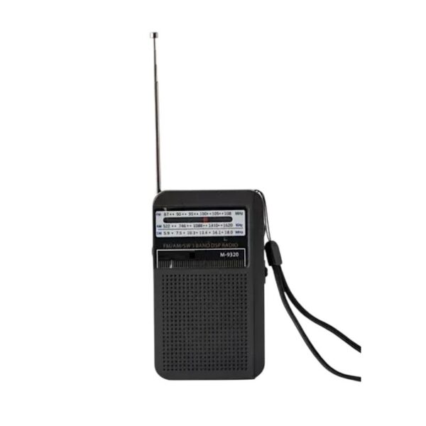 Επαναφορτιζόμενο ραδιόφωνο mini - PR-1013 - 010139 - Black - GoodFlix