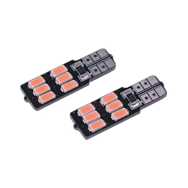 Λαμπτήρες LED - T10 - Canbus - R-DT10F-01AU - 2pcs - 110188 - Red - GoodFlix