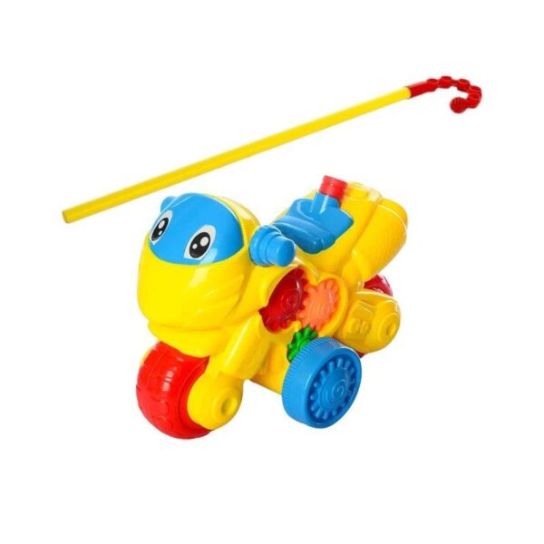 Συρόμενο παιχνίδι Μοτοσυκλέτα - 0377 - 117280 - Yellow - GoodFlix