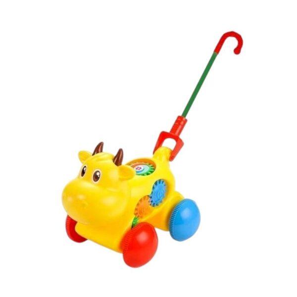 Συρόμενο παιχνίδι Αγελαδίτσα - 0516 - 117287 - Yellow - GoodFlix