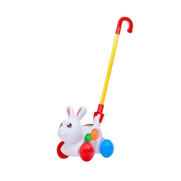 Συρόμενο παιχνίδι Κουνελάκι - 0517 - 117290 - White - GoodFlix