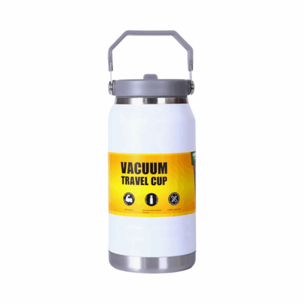 Φορητό παγούρι-θερμός - 1000ml - 123811 - White - GoodFlix