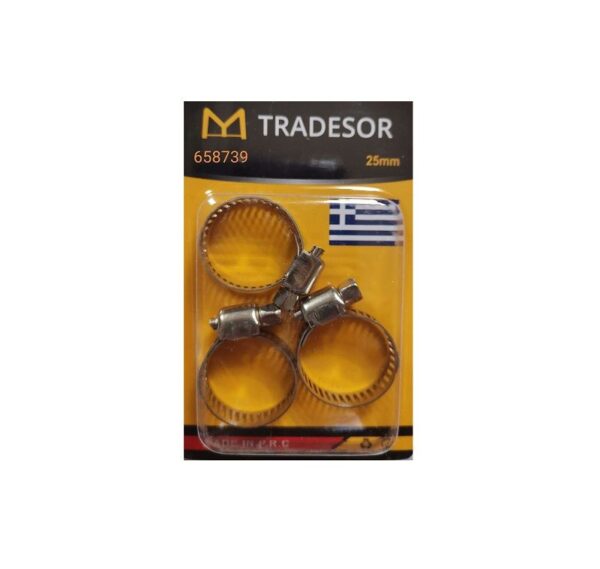 Σφιγκτήρες σωλήνων - Σετ 12 πακέτα - 25mm - 658739 - GoodFlix