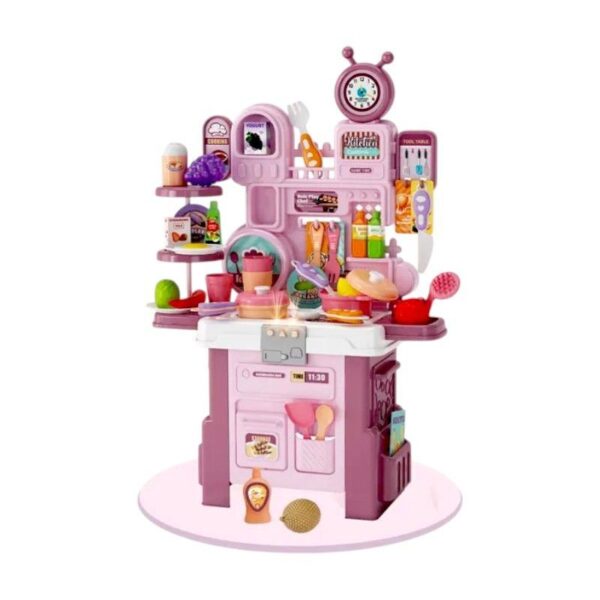 Παιδική κουζίνα με αξεσουάρ μαγειρικής - 688-232A - 56pcs - 215233 - GoodFlix